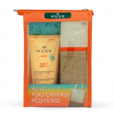 Nuxe Sun Güneş Koruyucu Yüz ve Vücut Sütü Spf 30 150ml Plaj Çantası Hediyeli