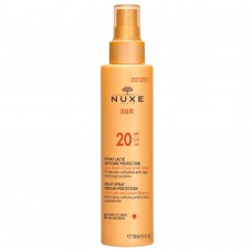 Nuxe Sun Milk Spray Lacte SPF 20 - Güneş Koruyucu Yüz ve Vücut Sütü (Orta Koruma) 150ml