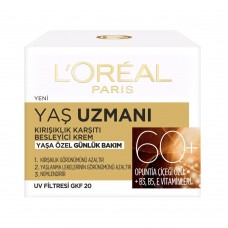 Loreal Paris Yaş Uzmanı 60+ Kırışıklık Karşıtı Besleyici Krem 50ml