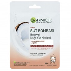 Garnier Süt Bombası Kağıt Yüz Maskesi Hindistan Cevizi