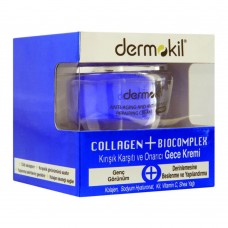 Dermokil Collagen + Biocomplex Yaşlanma Belirtilerine Karşıtı Gece Bakım Kremi 50ml