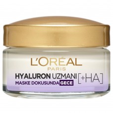 Loreal Paris Hyaluron Uzmanı Cilt Dolgunlaştıran Nemlendirici Gece Kremi 50ml