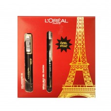 Loreal Paris Volumissime X 5 Maskara ve Gel Crayon Göz Kalemi Seti