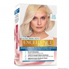 Loreal Paris Excellence Pure Blonde Saç Boyası 03 Ultra Açık Küllü Sarı